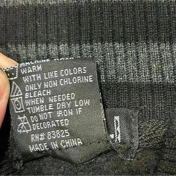 Passion-I Las Vegas NV Varsity Fleece Bomber Jacket Snap Gray Black Size L - Picture 6 of 8